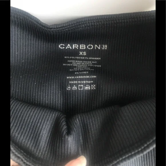 Carbon38 lines ribbed leggings xs - Picture 4 of 4